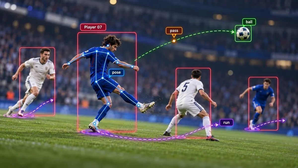 Sports Action & Event Annotation and Ball & Object Tracking