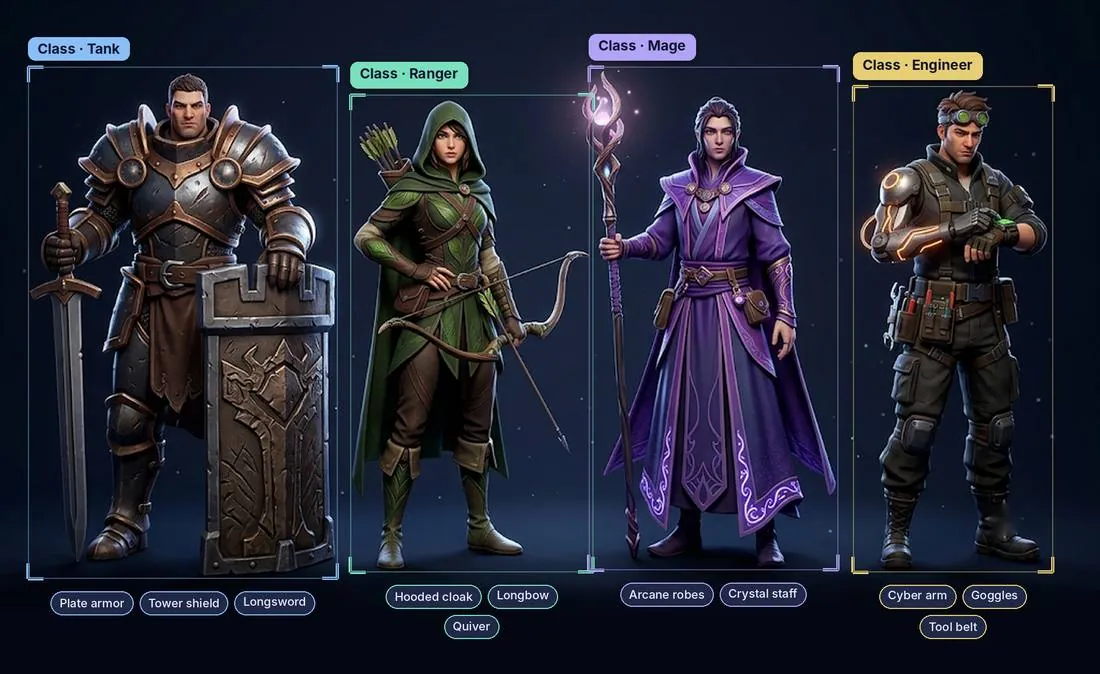 Character & Player Annotation and Game Object & Asset Annotation