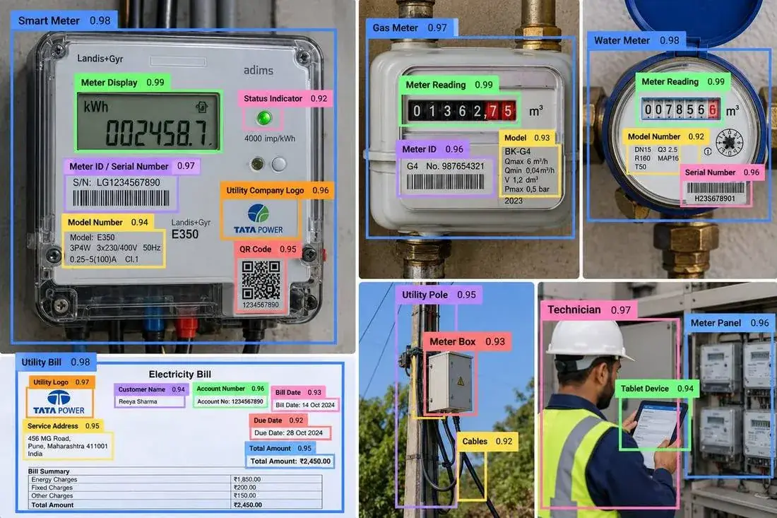 Smart Meter & Utility Data Annotation and Environmental & Site Annotation