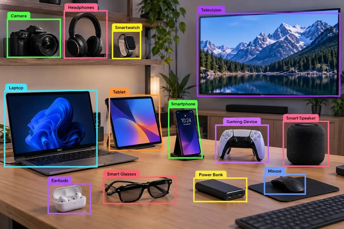 Consumer Electronics Annotation and Smart Home & IoT Device Annotation