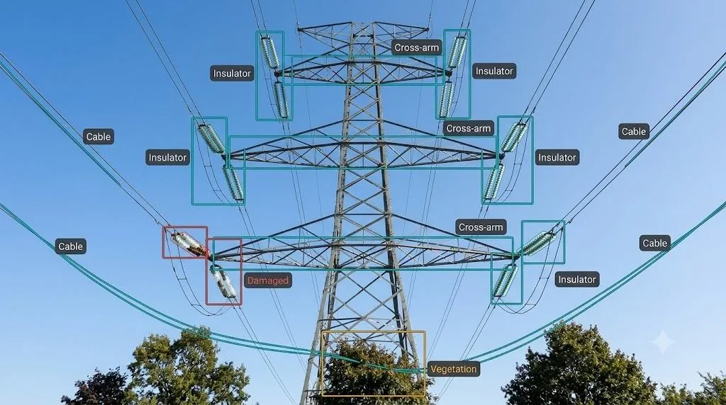 Energy Equipment & Component Annotation and Defect & Damage Annotation