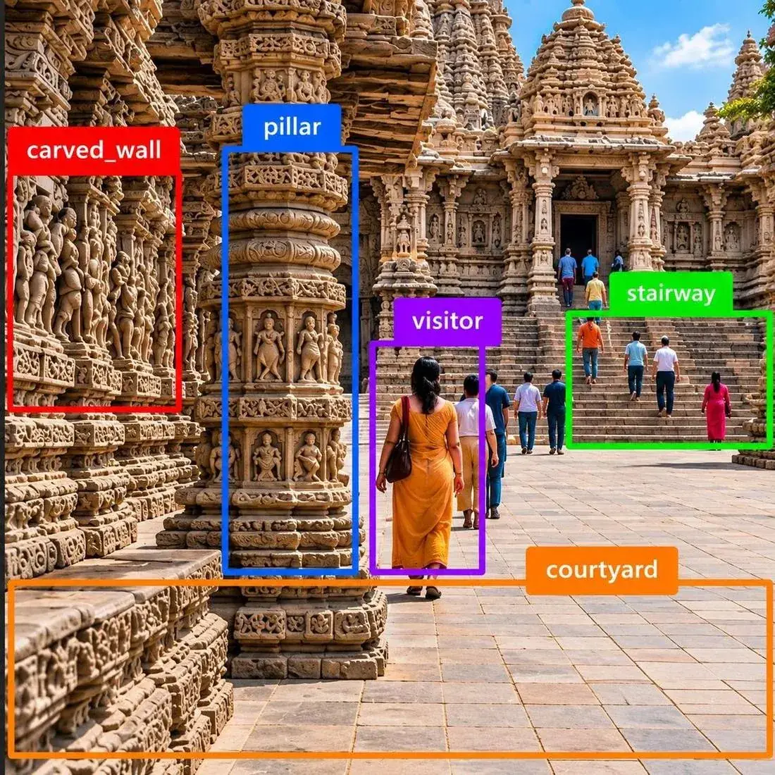 Tourist & Visitor Detection and Landmark & Tourist Attraction Annotation