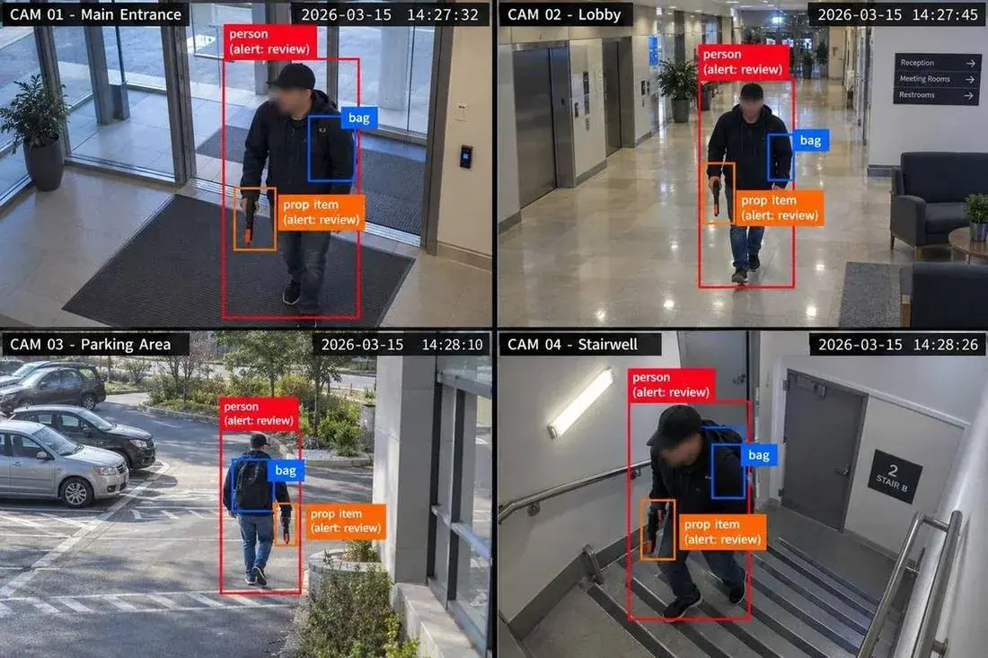 Suspicious & Abandoned Object Annotation and License Plate & Vehicle Attribute Annotation
