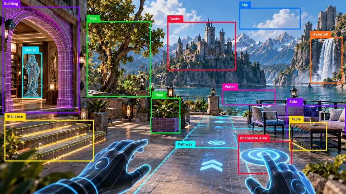 Immersive Environment & Scene Annotation and Multimodal AR/VR Data Annotation