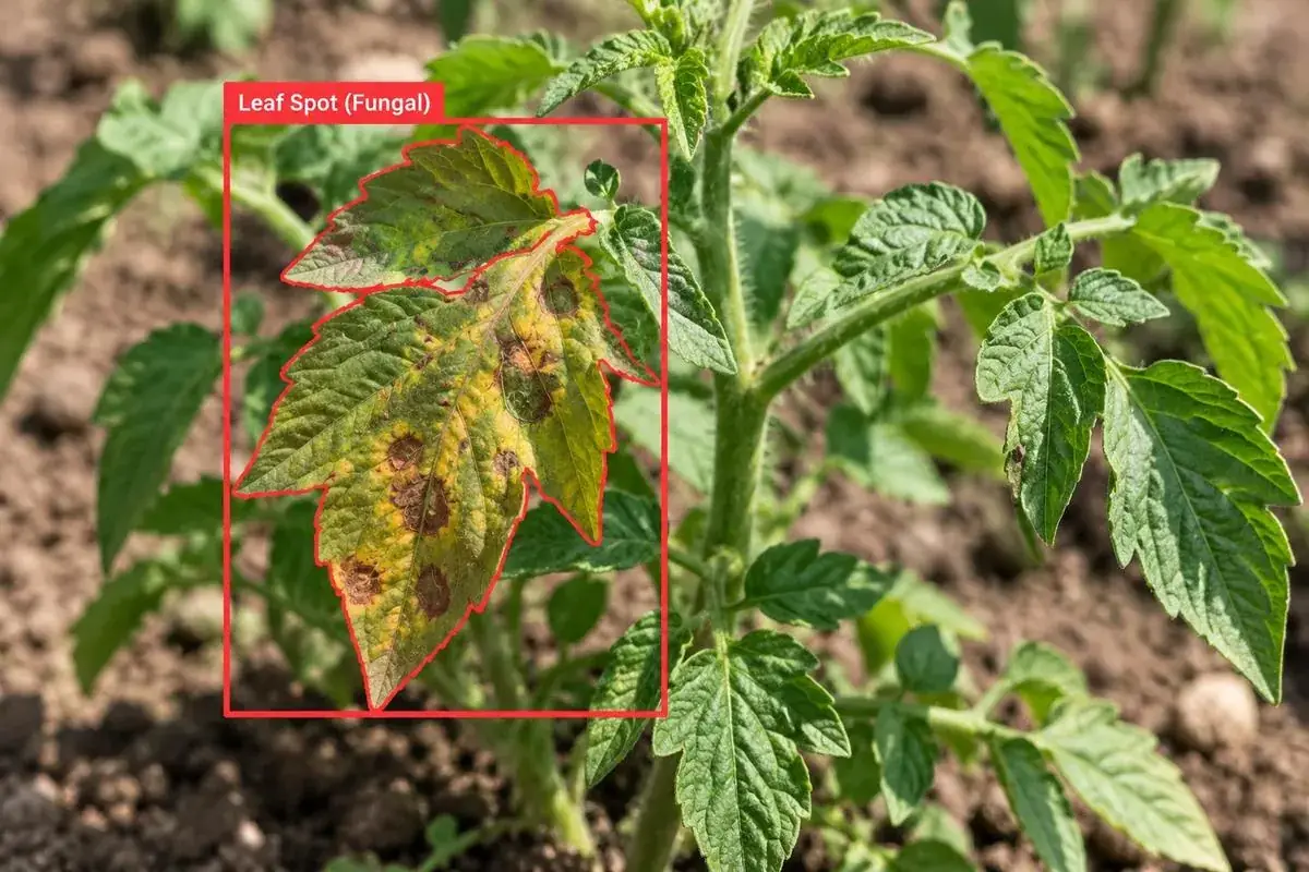 Plant Disease & Stress Annotation and Crop & Leaf Segmentation