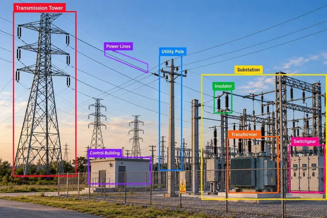 Power Grid & Electrical Infrastructure and Pipeline & Energy Infrastructure Annotation