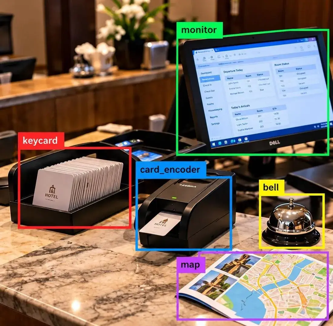Hotel & Resort Annotation and Restaurant & Food Annotation