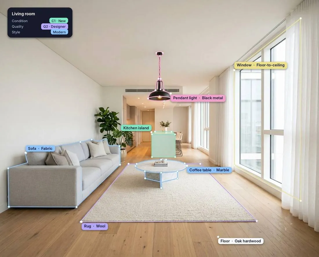 Architectural & Interior Annotation and Floor Plan & Property Feature Annotation